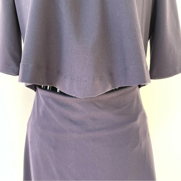 Susana Monaco Knot Front Dress mini short sleeve cut out navy blue size M - Picture 6 of 13